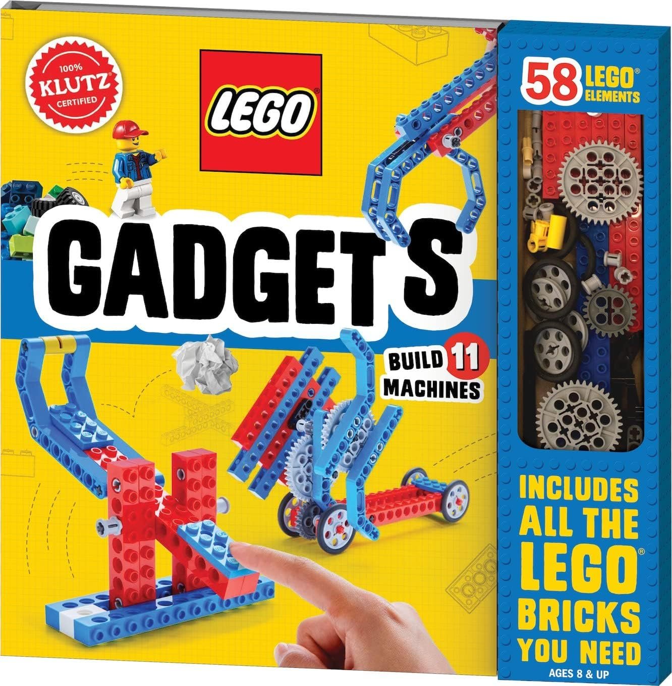 LEGO Gadgets (Klutz Science/STEM Activity Kit) 10.25″ Length x 0.75″ Width x 10″ Height