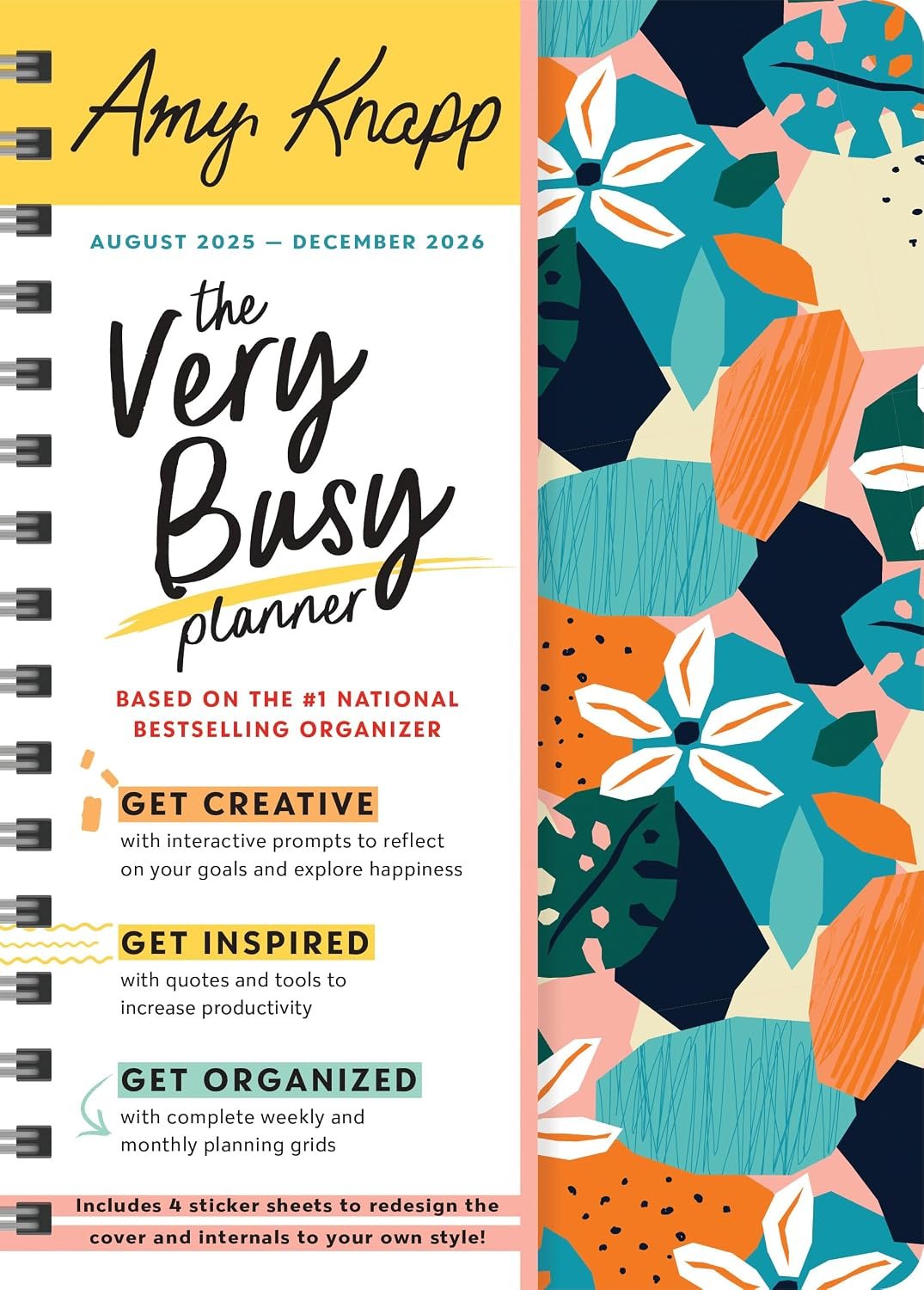 2026 Amy Knapp’s The Very Busy Planner: 17-Month Weekly Organizer for Women (Includes Stickers, Student Planner, Family Planner, Thru December 2026) (Amy Knapp’s Plan Your Life Calendars)