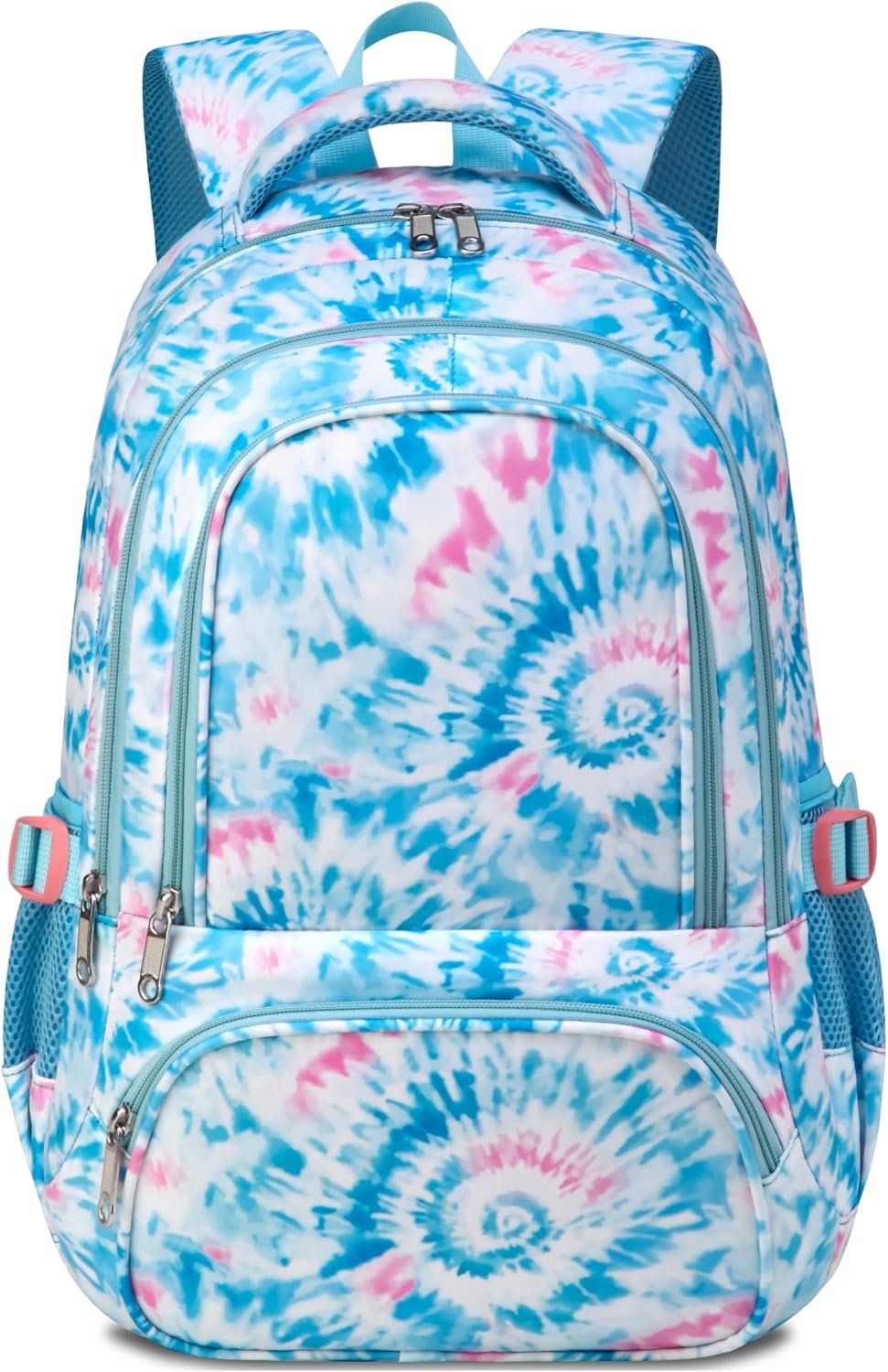 Kids Backpack for Girls Elementary Primary Middle School Bags for Aged 8-10 for Teens Childs Bookbags Back to School Book Bags Mochilas para Niñas de 6 7 8 9 10 Años Tie-dye Blue