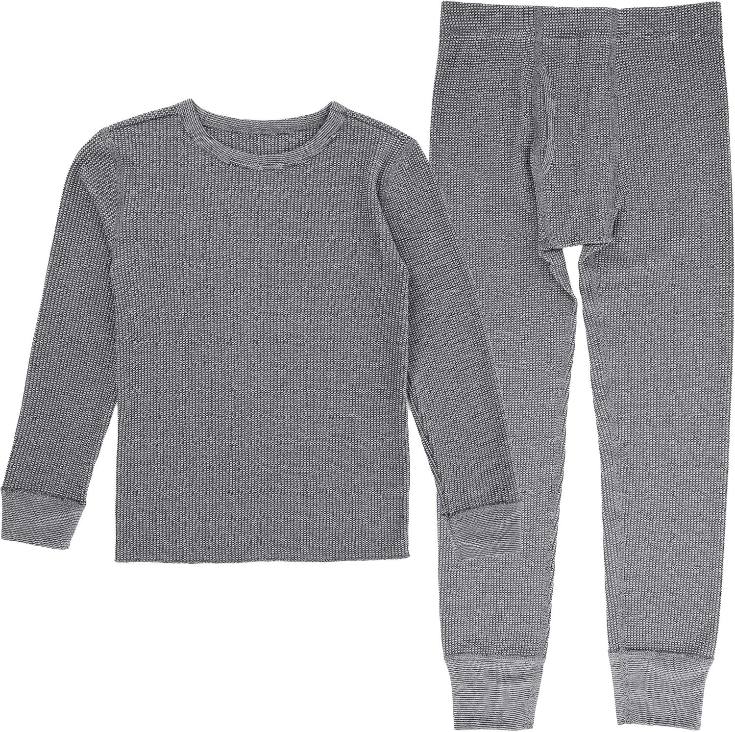 Fruit of the Loom Boys’ Premium Thermal Waffle Underwear Set