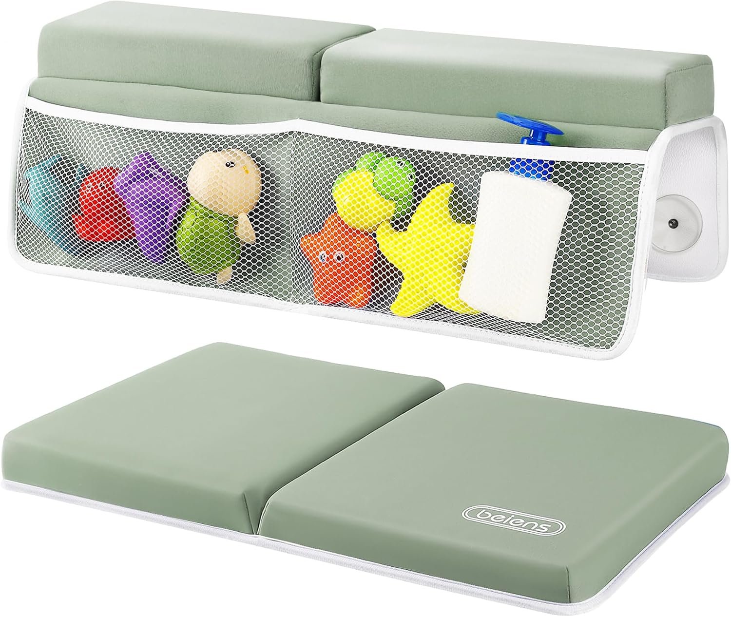 beiens Bath Kneeler and Elbow Rest Pad Set, 1.5-Inch Thick Memory Foam Pads